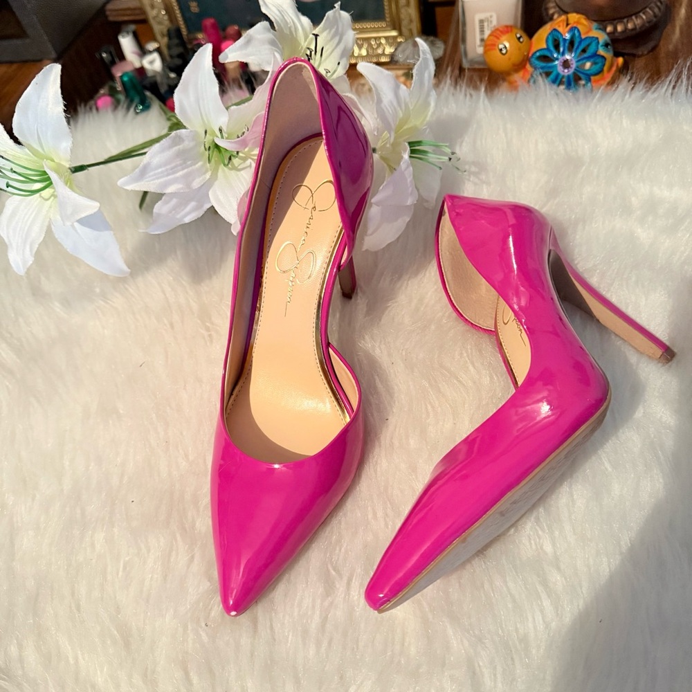Jessica Simpson Vibrant Pink Heels - Picture 12 of 15